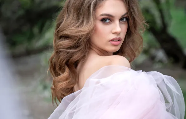 Look, girl, model, beauty, Elena Bykova